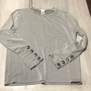 Striped long sleeve shirt